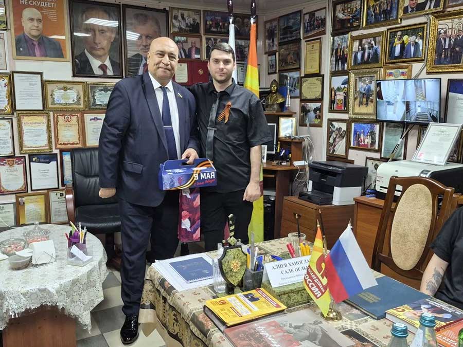 Ханоглан Алиев поздравил участников специальной военной операции с Днем Победы image 1