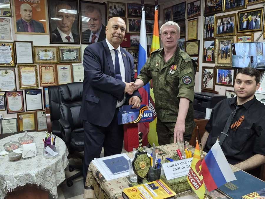 Ханоглан Алиев поздравил участников специальной военной операции с Днем Победы image 5